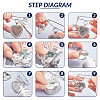 Fashewelry DIY Charm Drop Safety Pin Brooch Making Kit DIY-FW0001-26-4