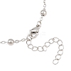 Brass Box Chain Bracelet Making KK-CBADBBF-03P-2