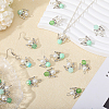 Acrylic & Alloy Pendant PALLOY-CA00010-5