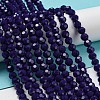 Opaque Glass Beads Stands LS-EGLA-A035-P6mm-D09-2