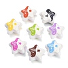 Two Tone Opaque Acrylic Beads AC-CBA36B6-06-1