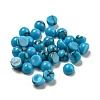 Dyed Handmade Synthetic Turquoise Cabochons G-B070-19A-1