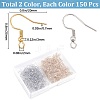 300Pcs 2 Style 304 Stainless Steel Earring Hooks STAS-SP0001-39-2