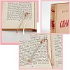 10Pcs 5 Colors Iron Bookmark Findings IFIN-AR0001-41-3