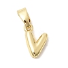 Brass Letter Charms KK-G554-22G-V-1