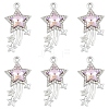 10Pcs Glass Pendants GLAA-YW0004-64B-02-1