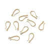 Brass Earring Hooks X-KK-WH0035-98-2