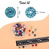 60Pcs 12 Colors Polymer Clay Rhinestone Beads RB-SZ0001-05-2