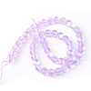 Synthetic Moonstone Beads Strands X-G-R375-8mm-A02-2