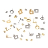 16Pcs 8 Styles 304 Stainless Steel Stud Earring Findings STAS-FS0001-84-2