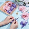 2 Pairs 2 Colors PU Leather Flower Shoe Buckle Clips DIY-NB0015-14-3