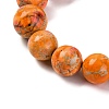 Graduated Natural Imperial Jasper Beads Strands G-P551-B01-01-4