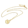 Brass Pendants Necklaces for Women LS-NJEW-B092-05G-3