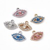 Alloy Rhinestone Pendants PALLOY-P287-06P-1