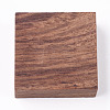 Square Wooden Pieces for Wood Jewelry Ring Making WOOD-WH0101-29L-1