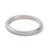 Non-Tarnish 2mm Matte Plain Dome Finger Ring for Girl Women RJEW-C012-01C-P-2