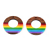 Opaque Resin & Walnut Hollow Pendants RESI-TAC0026-05U-3