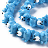 Opaque Handmade Bumpy Lampwork Beads Strands LAMP-T007-19-A02-3