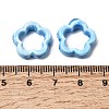 Flower Hollow Glazed Porcelain Bead Frame PORC-A034-09C-3