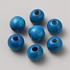 Wood European Beads WOOD-WH0024-160B-2