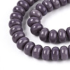 Opaque Spray Painted Glass Beads GLAA-ZX008-8mm-18S-3