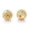 Alloy Hollow Beads X1-PALLOY-P238-07G-RS-3
