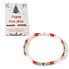 Christmas Acrylic Beads Stretch Bracelets for Women GG0604-9-1