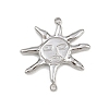 304 Stainless Steel Connector Charms STAS-B108-10P-1