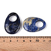 Natural Sodalite Large Hole Pendants G-N348-06B-10-3