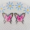 Transparent Butterfly Acrylic Pendants PW-WG77583-09-1