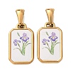 304 Stainless Steel Pendants STAS-D267-02B-G-1