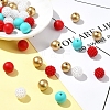 DIY Round Silicone & Acrylic & Berry Beads Making Findings Kits DIY-FS0006-26C-8