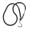 5MM 304 Stainless Steel Flat Snake Chain Necklaces for Women Men NJEW-Z115-05EB-4