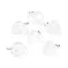 Natural Quartz Crystal Pendants G-G956-B56-FF-4