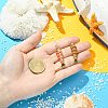 2Pcs 2 Colors Brass Enamel Pendants KK-CJ0005-79-4