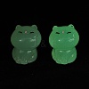 Luminous Resin Cute Little Cat Ornaments RESI-R459-01A-3