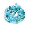 Electroplate Glass Beads Strands EGLA-P048-A01-2
