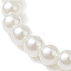 ABS Plastic Imitation Pearl Beads Stretch Bracelets BJEW-JB11112-5