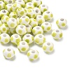 Handmade Porcelain European Beads PORC-C009-01G-1