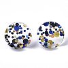 Cellulose Acetate(Resin) Stud Earring Findings KY-R022-014-3
