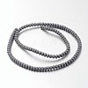 Non-magnetic Synthetic Hematite Bead Strands G-F300-48B-F09-2