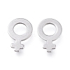 Tarnish Resistant Smooth 304 Stainless Steel Charms STAS-M281-03P-2