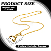 2Pcs 2 Colors Stainless Steel Boxing Glove Pendant Box Chain Necklaces for Men NJEW-HY0001-09B-2
