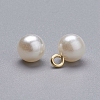 Acrylic Pearl Pendants IFIN-I031-01G-1