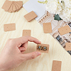 300Pcs Paper Jewelry Earring Display Cards with Hanging Hole CDIS-SP0001-05B-3