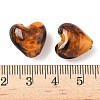 Handmade Gold Sand Lampwork Beads Strands LAMP-Q045-08A-02-4