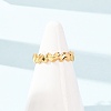 304 Stainless Steel Cuff Open Rings for Women SA-CBA4160-33G-2