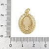 Brass Micro Pave Cubic Zirconia Pendants KK-D409-49G-02-3