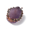 Natural Amethyst Pendants G-F739-10R-03-4