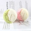 DIY Human Face Shape Sun Moon Eclipse Candle Silicone Molds PW-WG76860-01-2